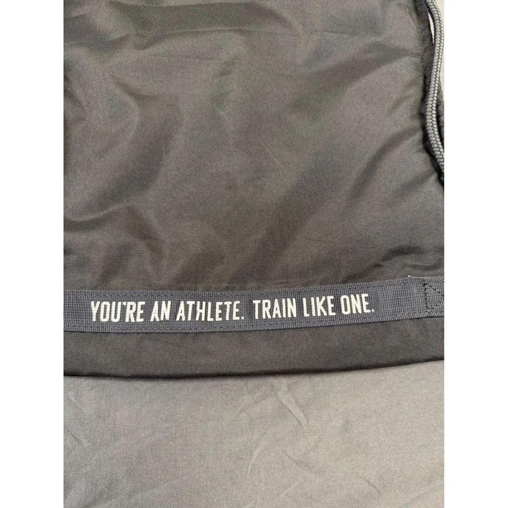 Nike Drawstring Cinch Bag Grey Black Chevron Mesh Gym Sackpack BA5250-060